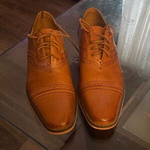 Stacy Adams Men's Brown Leather Oxfords
